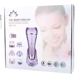 Purple 7-in-1 Electric Shaver Set